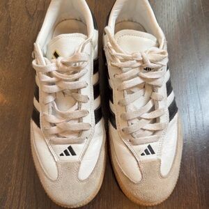 KITH Adidas Men’s 8.5 White and Black Samba Sneakers